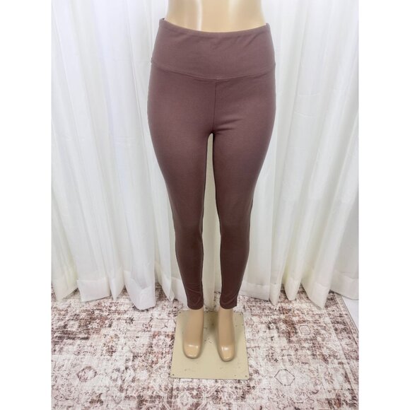 Zenana Plus Size Two Piece V-Neck Sweater & Legging Set Brown - Picture 7 of 11